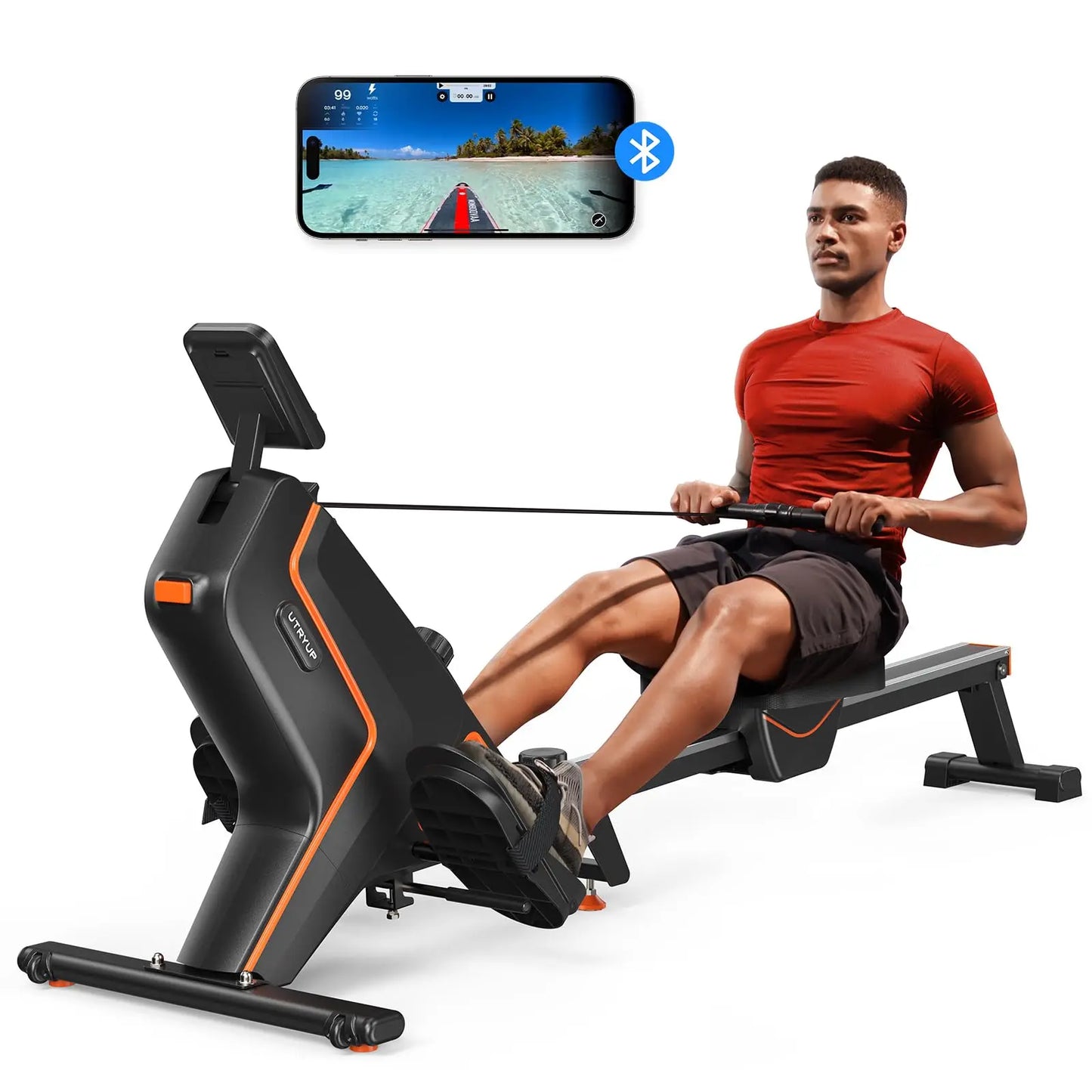UTRYUP Magnetic Rowing Machine R05 Water Rower 16 Levels