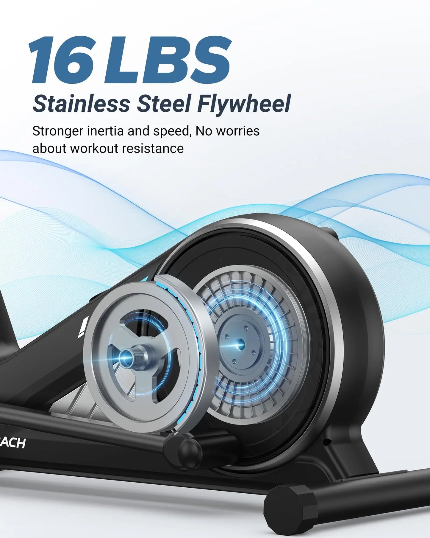 MERACH Elliptical Machine With Magnetic Drive And App