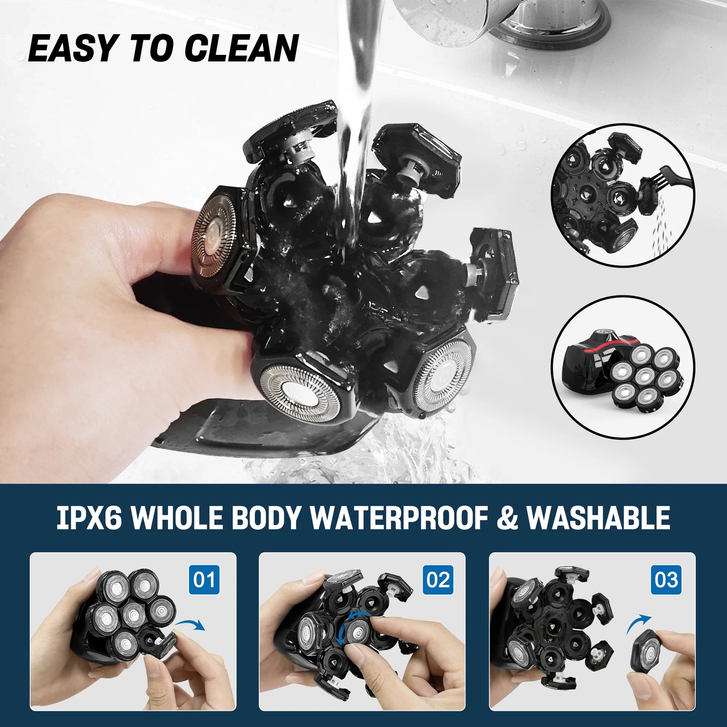 Sejoy Multifunctional Electric Shaver Kit For Men Grooming