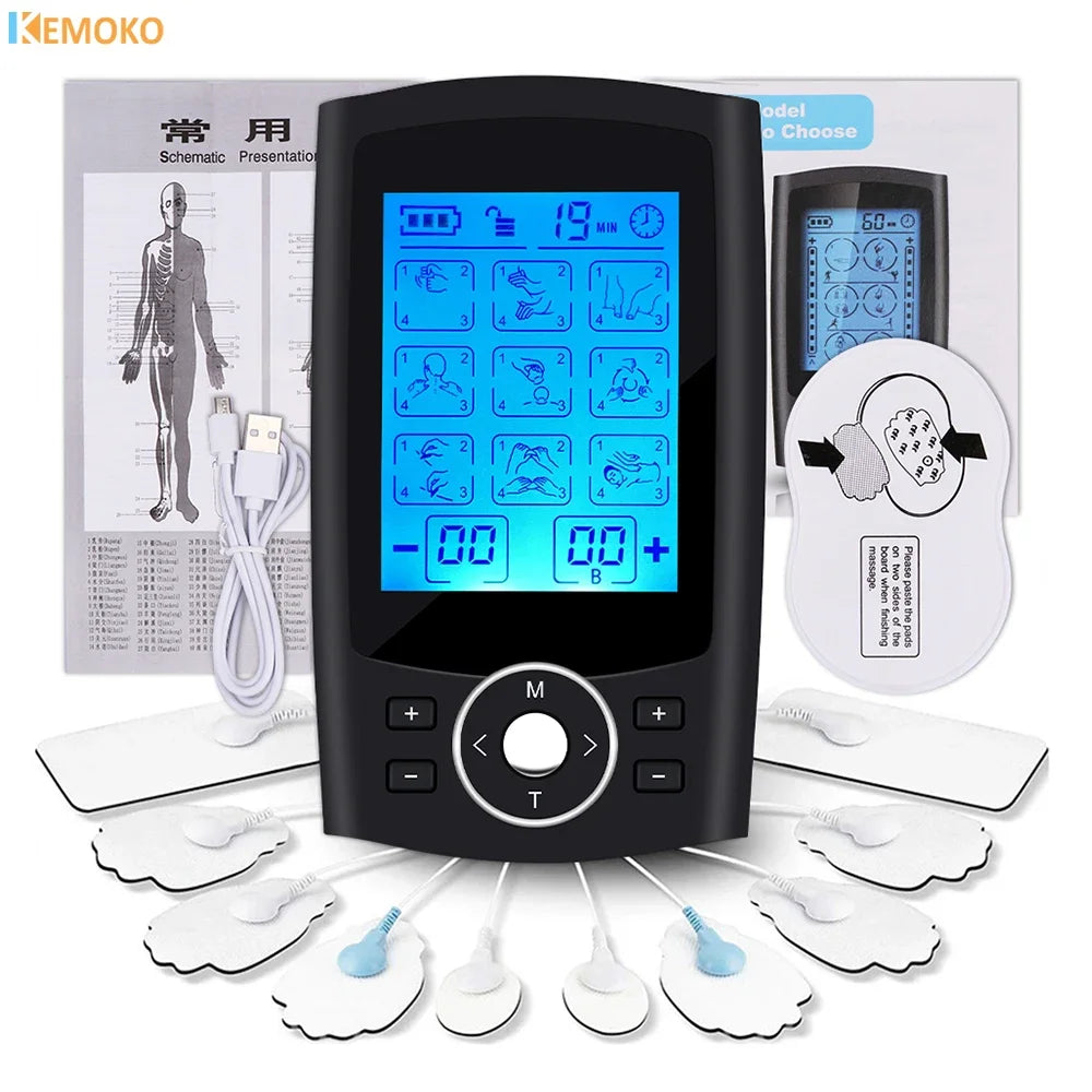 Electronic EMS Tens Unit Muscle Stimulator 36 Modes Massage