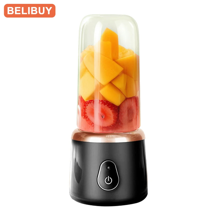 Portable USB Juicer Blender 6 Blade Mini Ice Mixer Pro