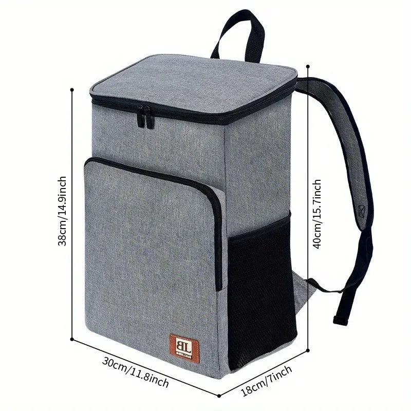 CN Insulated Lunch Backpack Cooler With PEVA Lining