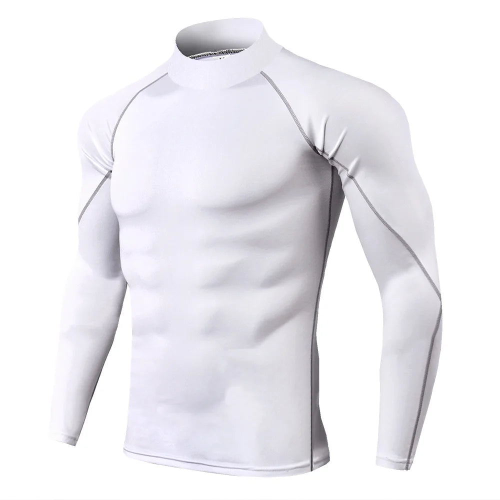 Men Quick Dry Compression Gym Rash Guard T Shirt Pro