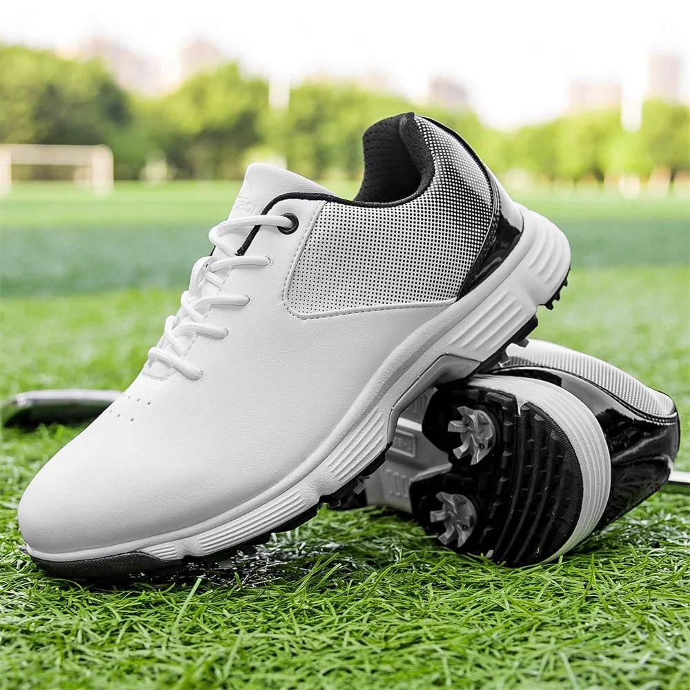 Zakey Mens Waterproof Golf Shoes Anti Slip Walking Sneakers