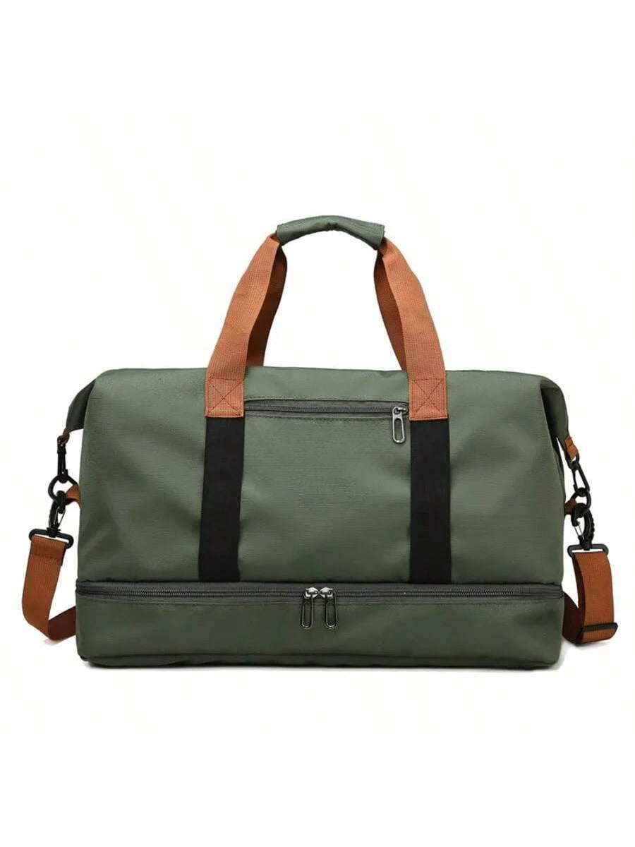 AEDGCN Travel Gym Bag Carry On Weekender Duffle With Strap