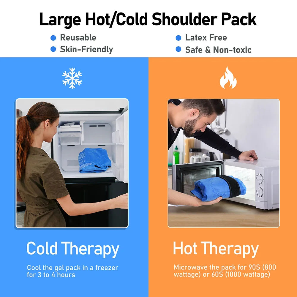 Hign-concerned Shoulder Ice Pack Wrap for Cold Therapy