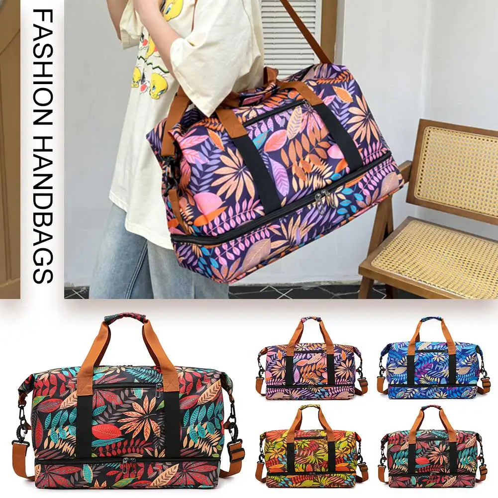 MOJOYCED Women Weekender Bag Waterproof Fitness Storage