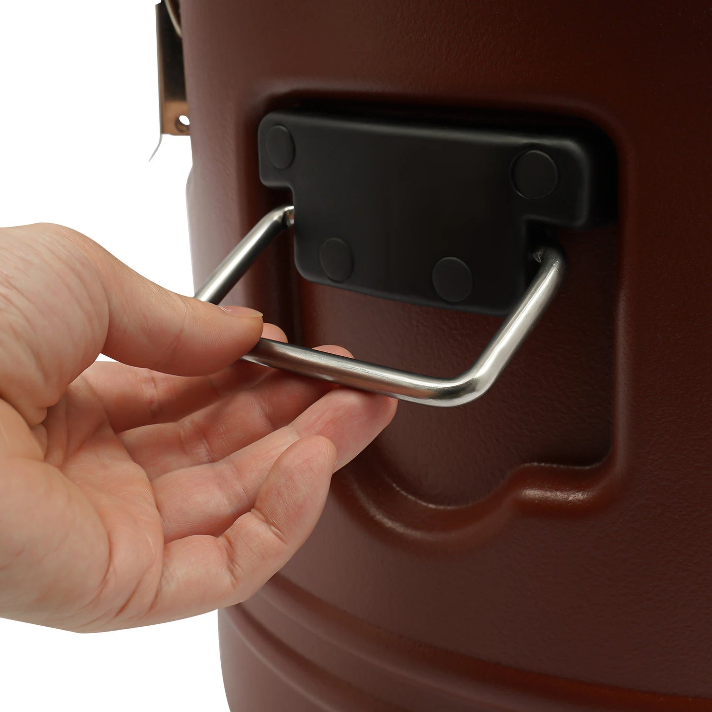 Brown Modern Stainless Steel Food Warmer Insulated Carrier