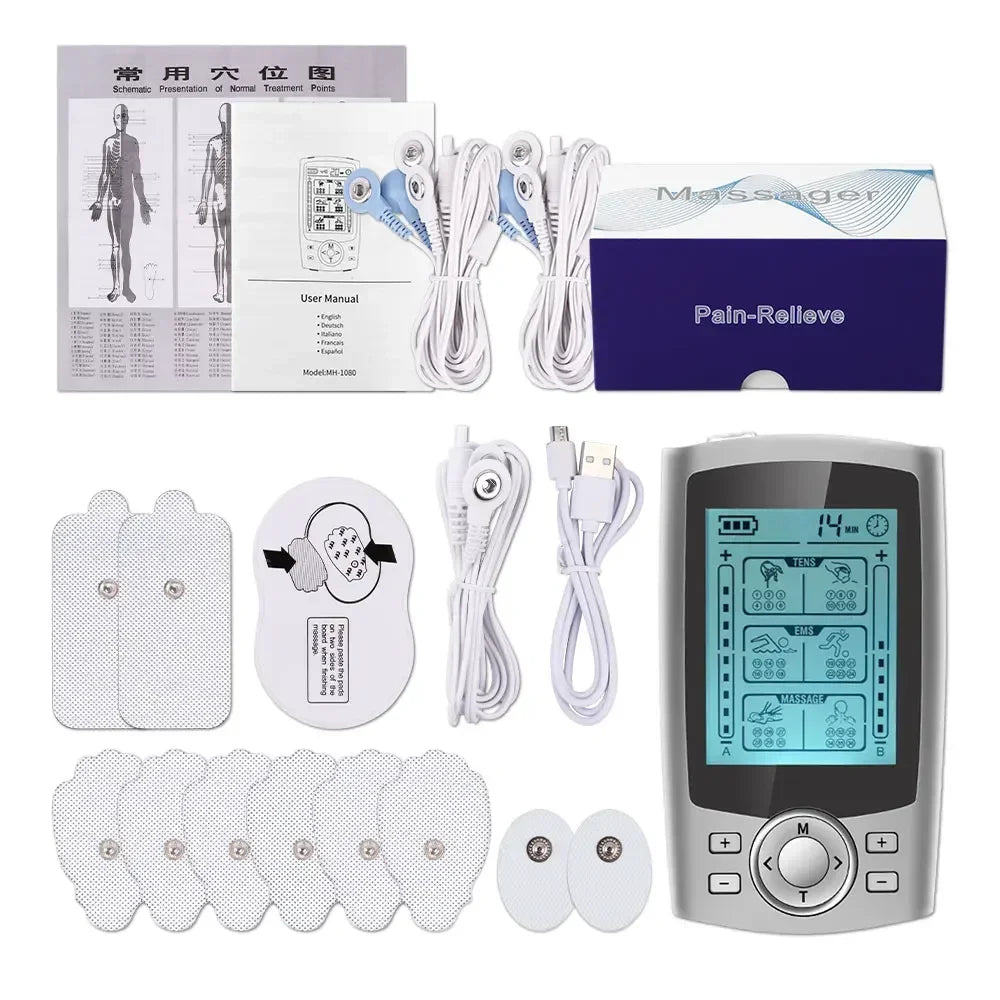 Electronic EMS Tens Unit Muscle Stimulator 36 Modes Massage