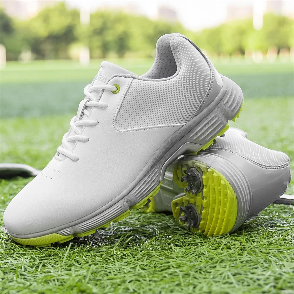 Zakey Mens Waterproof Golf Shoes Anti Slip Walking Sneakers