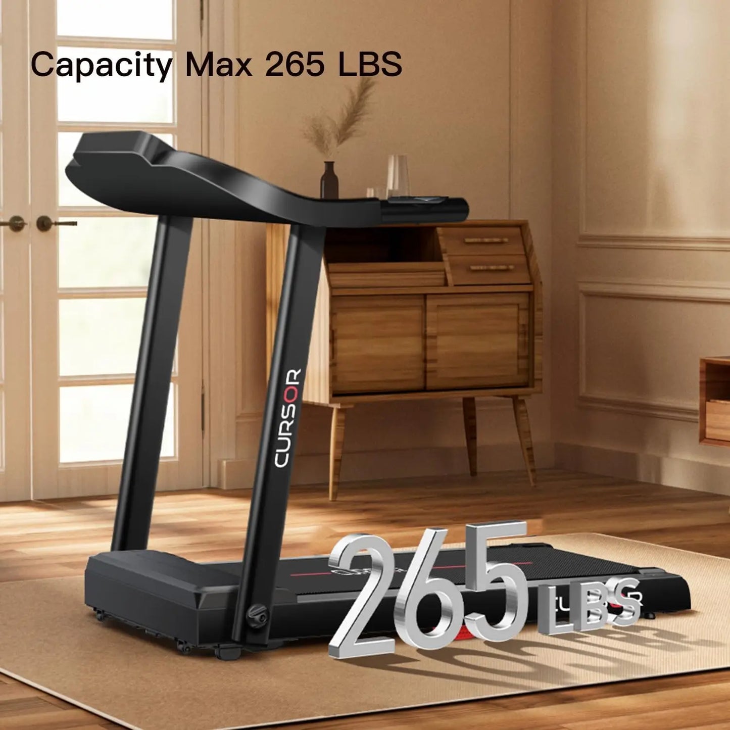 Driving Folding Treadmill With Pulse Sensors 2.5 HP