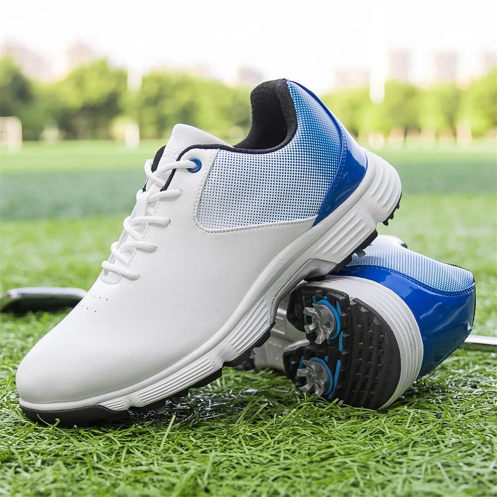 Zakey Mens Waterproof Golf Shoes Anti Slip Walking Sneakers
