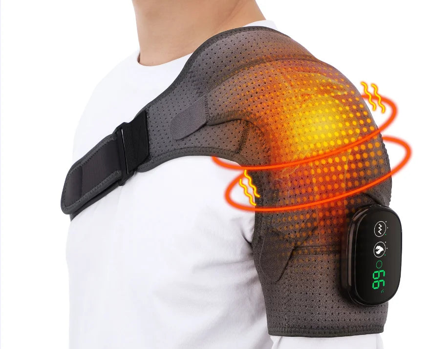 Hailicare Electric Heating Shoulder Massage Brace Belt