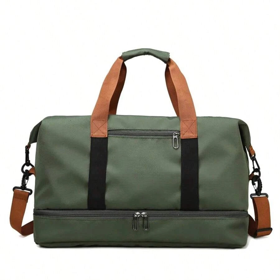 AEDGCN Travel Gym Bag Carry On Weekender Duffle With Strap