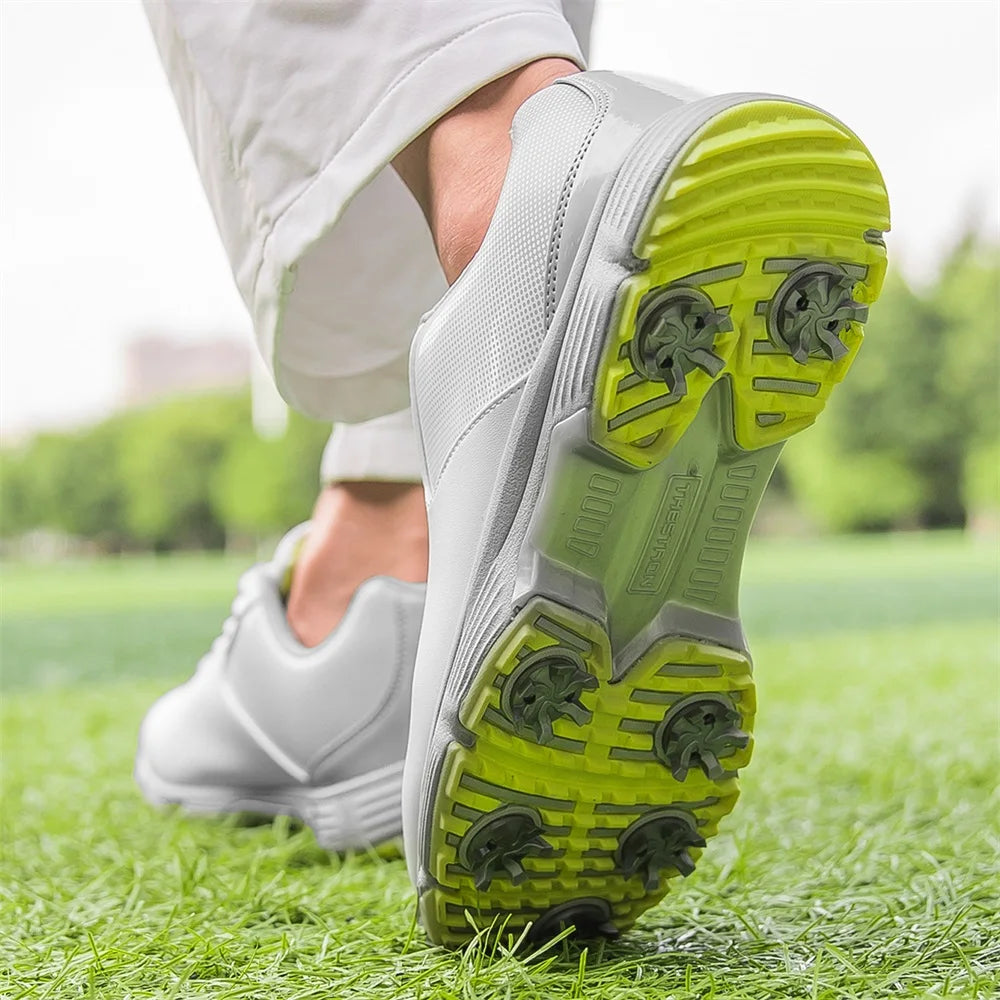 Zakey Mens Waterproof Golf Shoes Anti Slip Walking Sneakers