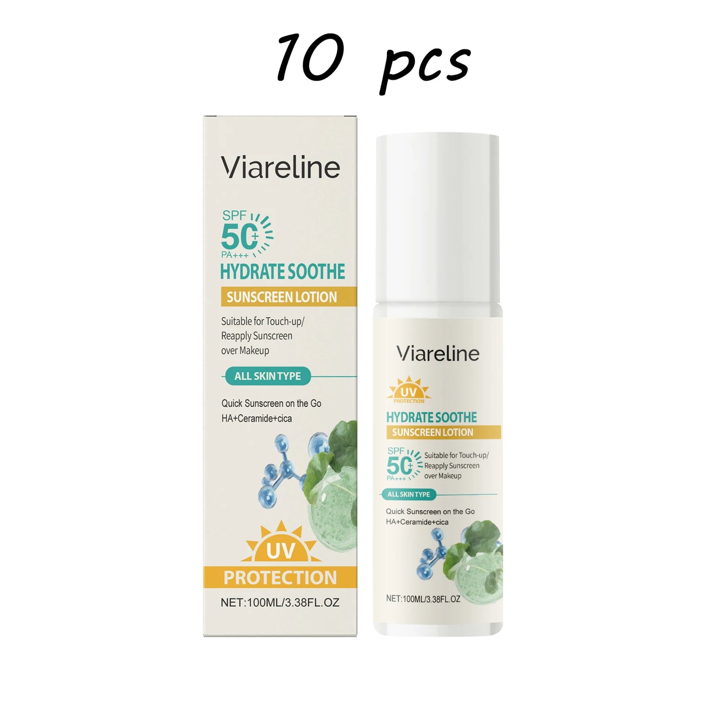 Viareline Hydrating Sunscreen Lotion Non Sticky Protective