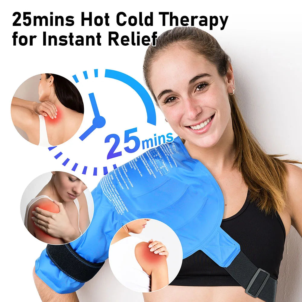 Hign-concerned Shoulder Ice Pack Wrap for Cold Therapy