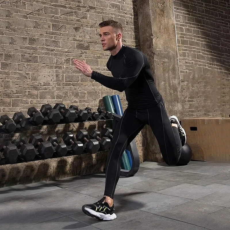 Men Quick Dry Compression Gym Rash Guard T Shirt Pro