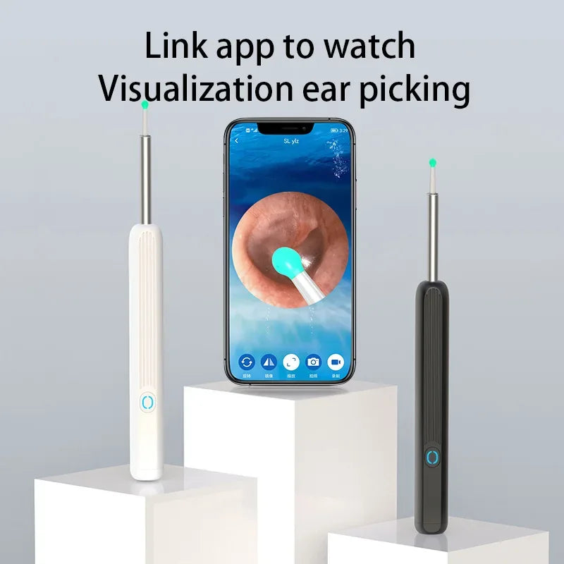 Hign-concerned Visual Ear Wax Cleaner With Camera Endoscope