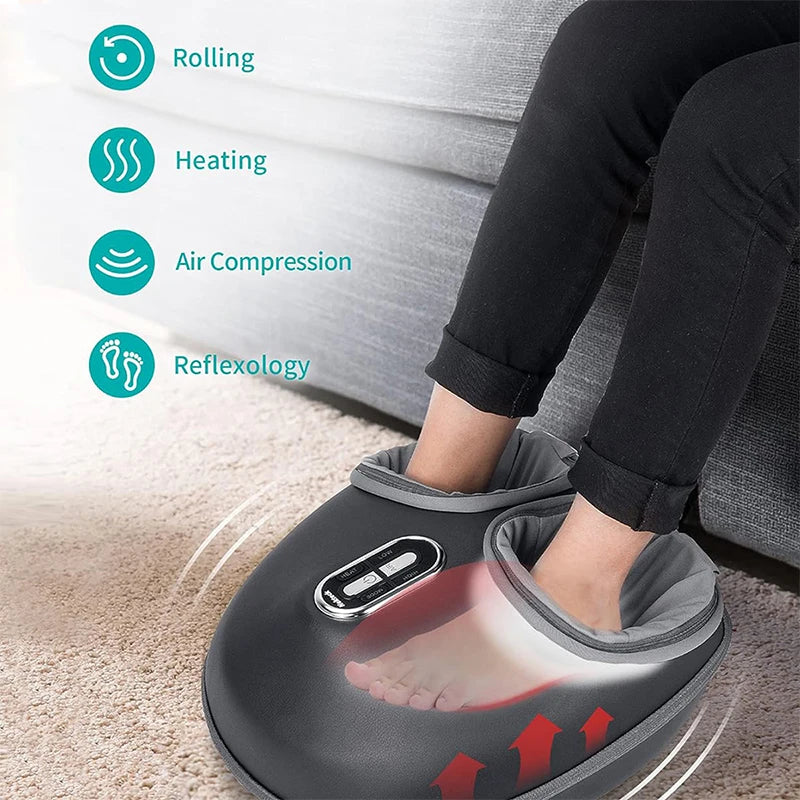 Nekteck Foot Massager With Heat Therapy Air Compression