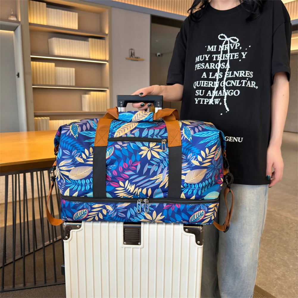 MOJOYCED Women Weekender Bag Waterproof Fitness Storage