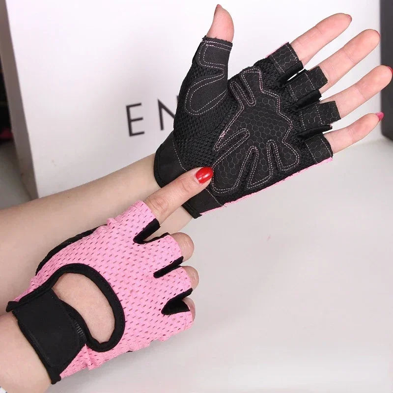 Summer Half Fingerless Breathable Gym Gloves Cycling