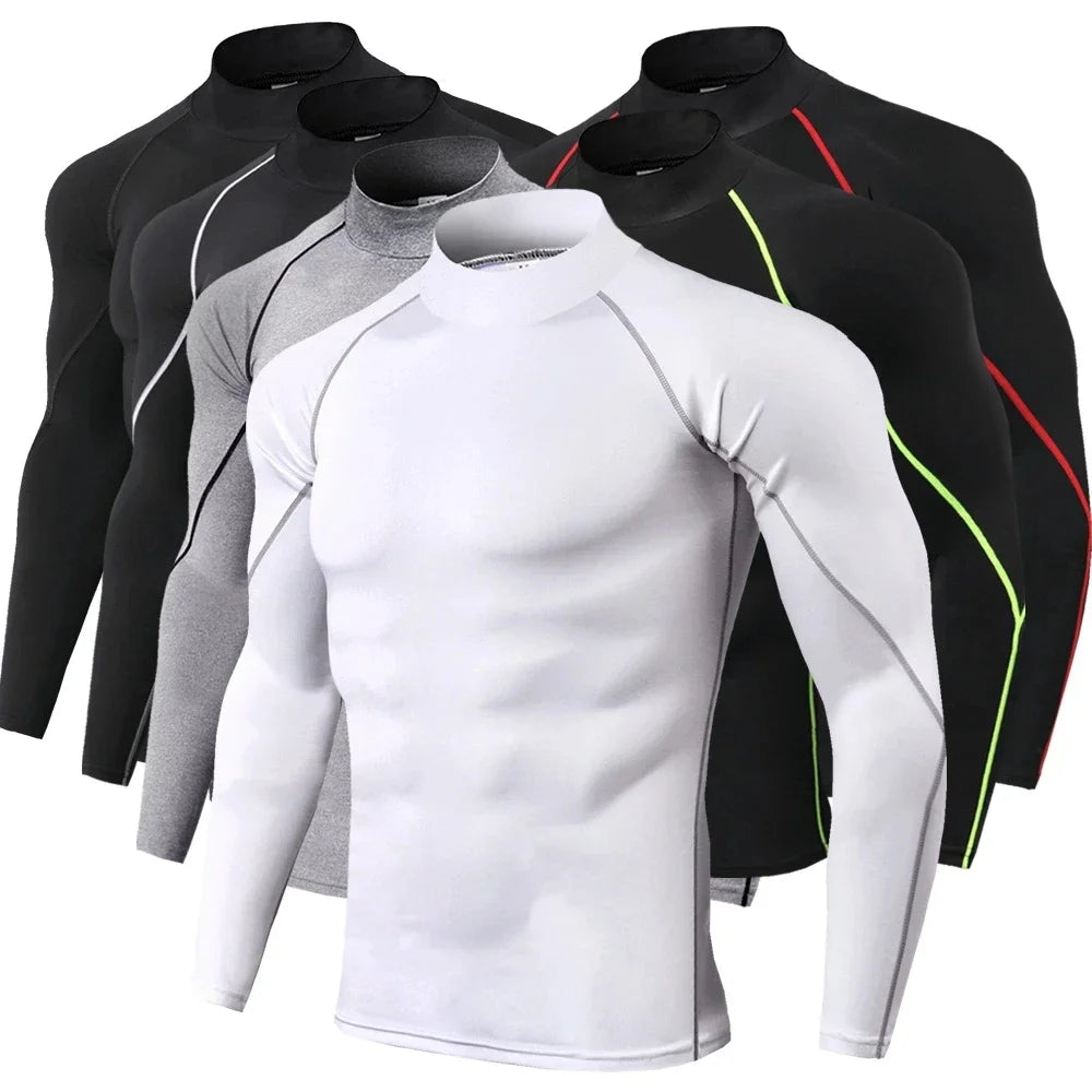 Men Quick Dry Compression Gym Rash Guard T Shirt Pro