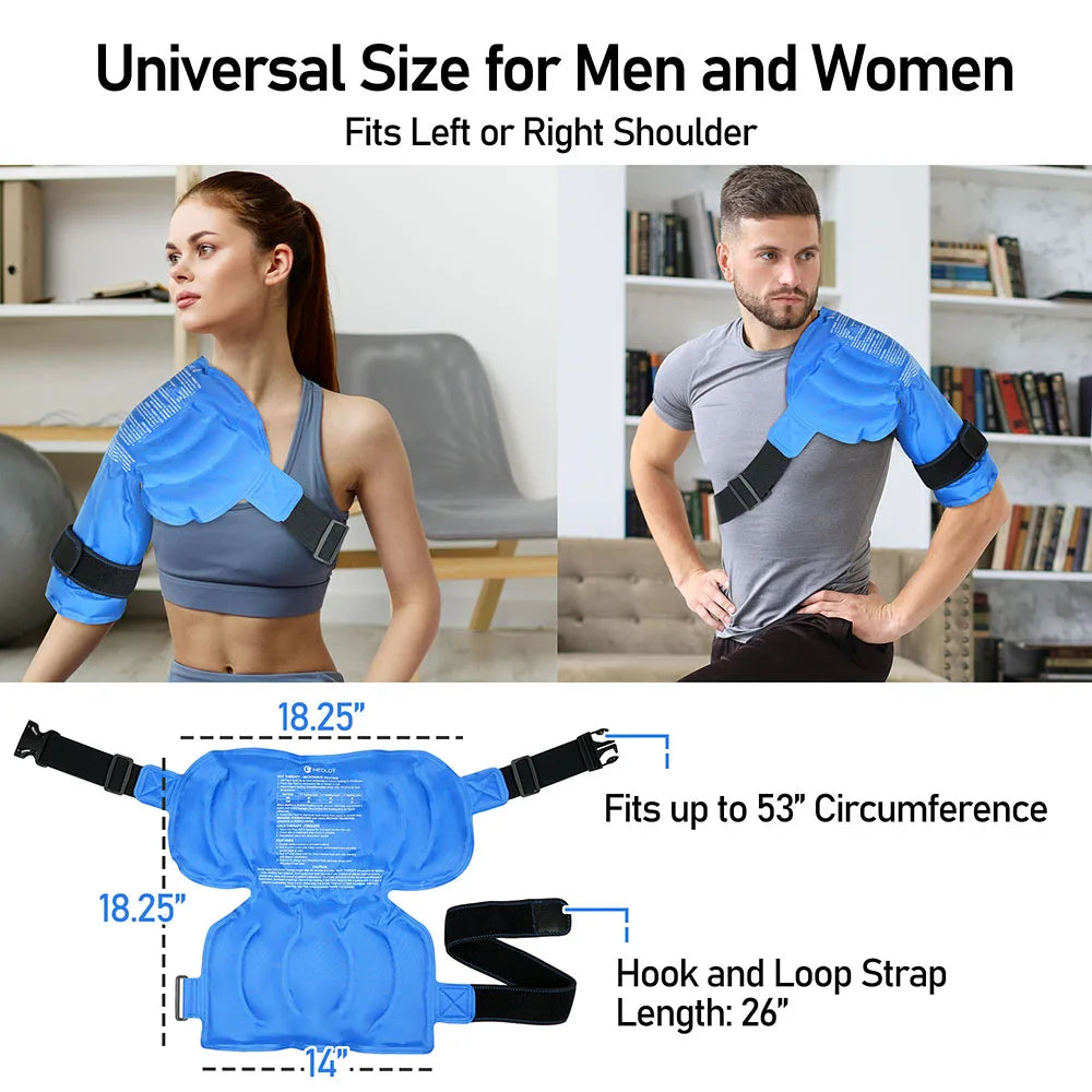 Hign-concerned Shoulder Ice Pack Wrap for Cold Therapy
