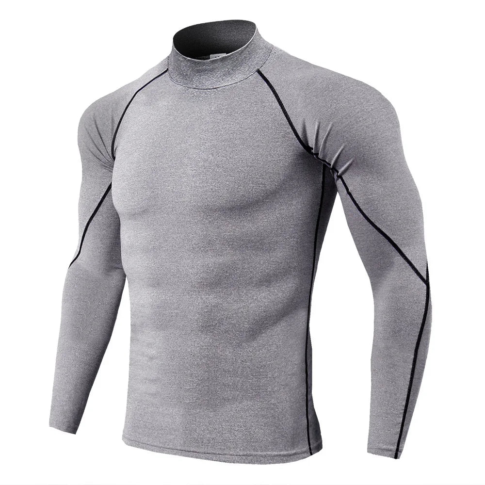 Men Quick Dry Compression Gym Rash Guard T Shirt Pro