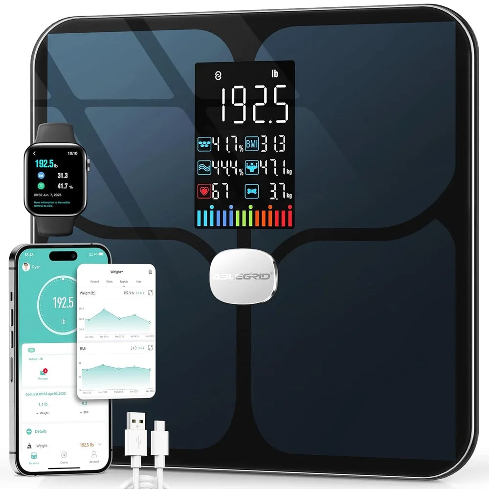 DUTRIEUX Digital Body Fat Scale With 16 Metrics Bluetooth