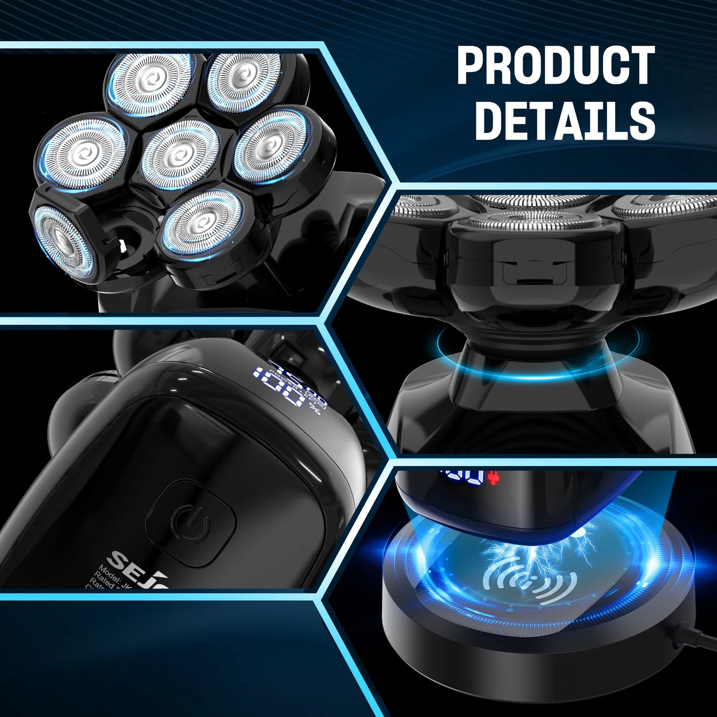 Sejoy Multifunctional Electric Shaver Kit For Men Grooming