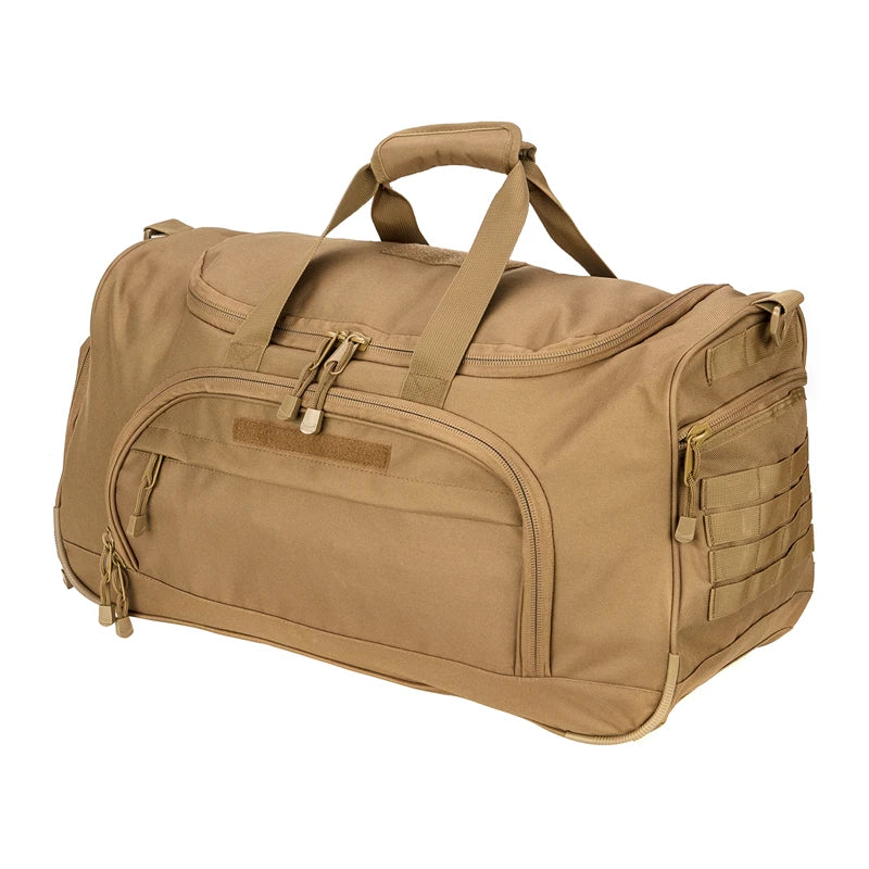 LQARMYCN Waterproof Gym Bag Military Duffle for Travel