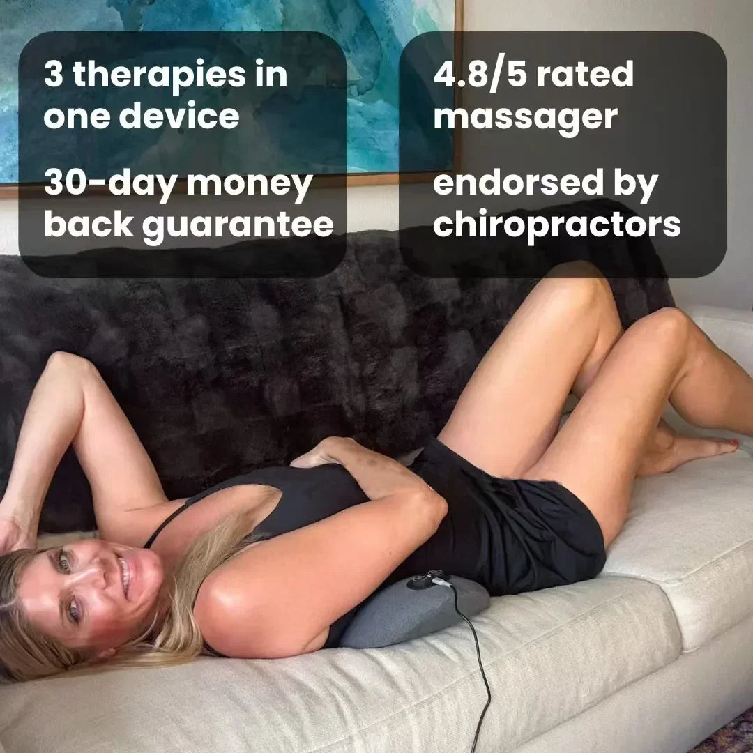 Okayso Three In One Back Massager Shiatsu Deep Tissue