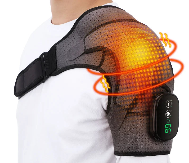 Hailicare Electric Heating Shoulder Massage Brace Belt