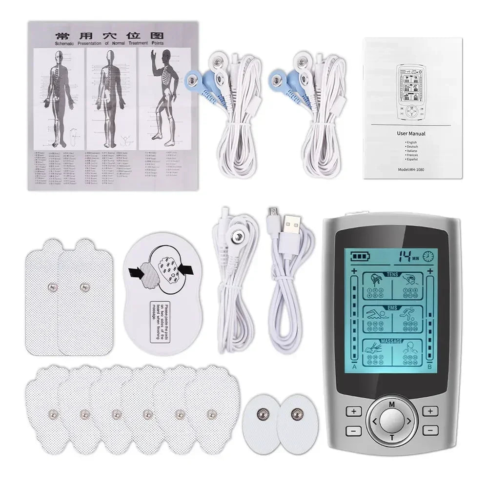 Electronic EMS Tens Unit Muscle Stimulator 36 Modes Massage