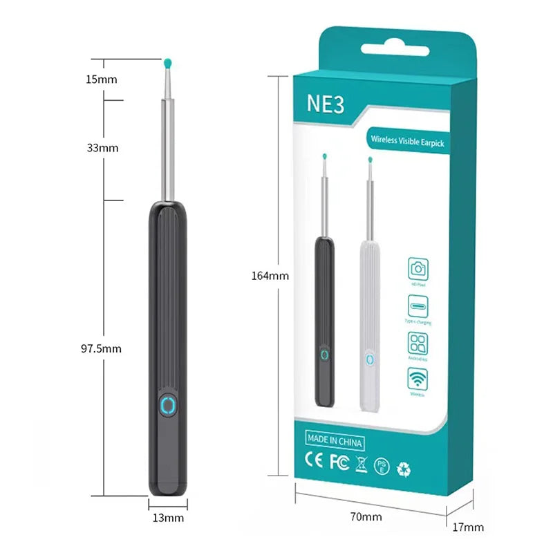 Hign-concerned Visual Ear Wax Cleaner With Camera Endoscope