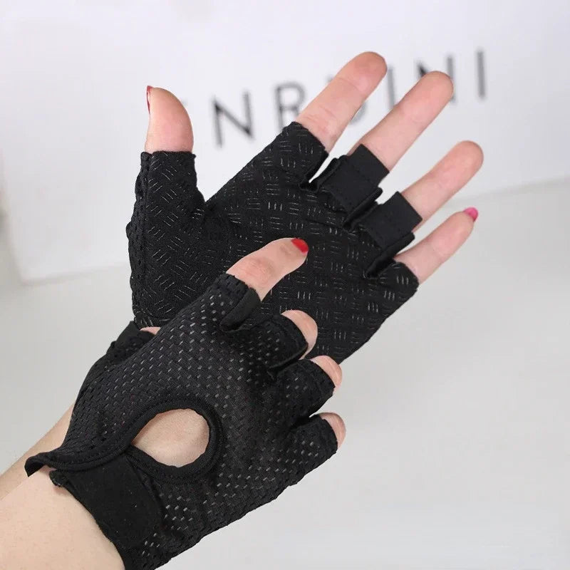 Summer Half Fingerless Breathable Gym Gloves Cycling