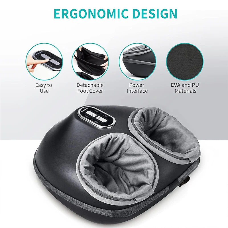 Nekteck Foot Massager With Heat Therapy Air Compression