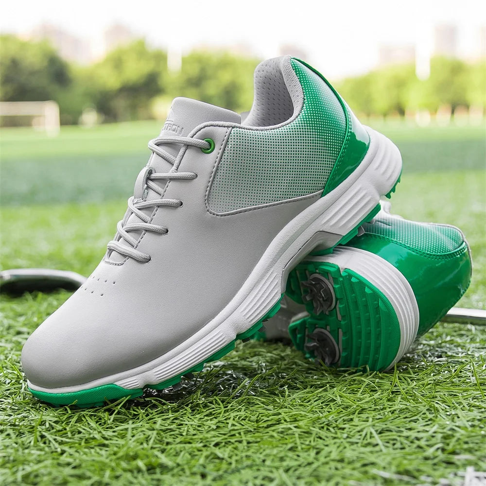 Zakey Mens Waterproof Golf Shoes Anti Slip Walking Sneakers