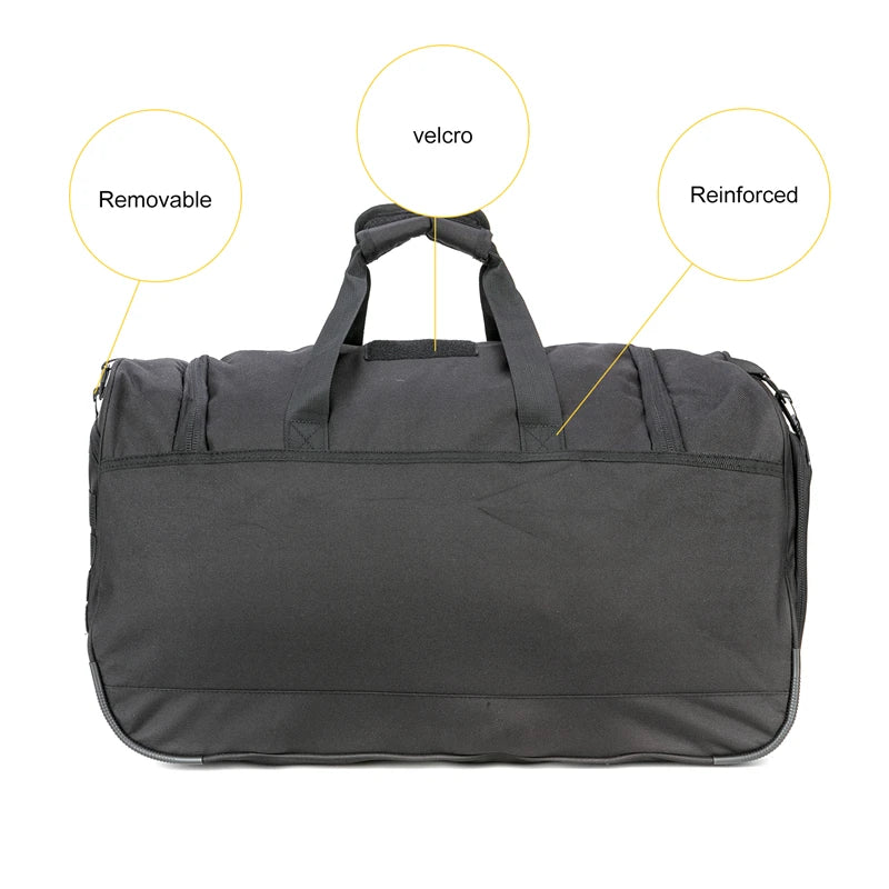 LQARMYCN Waterproof Gym Bag Military Duffle for Travel