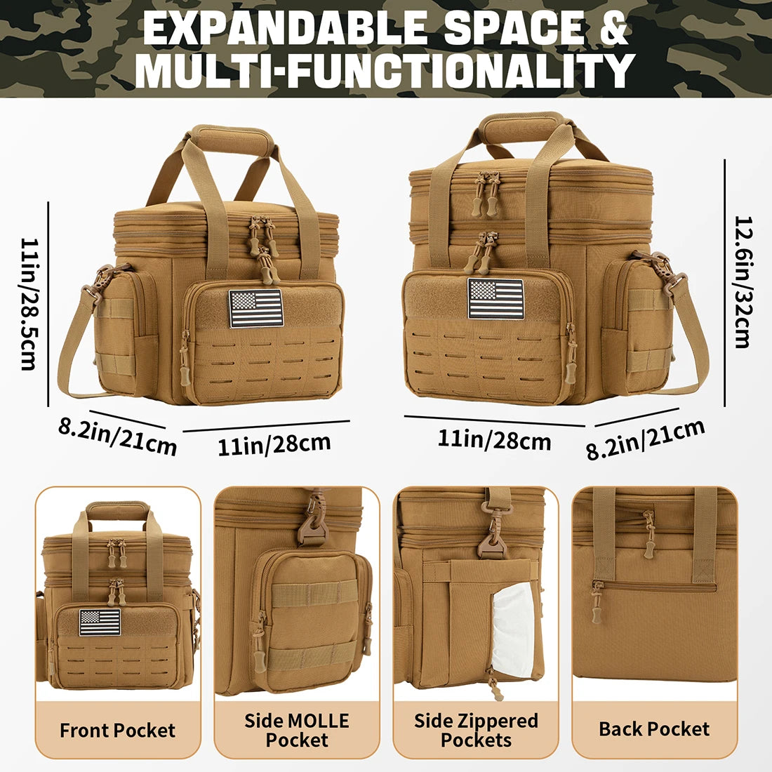 ReFire Gear Tactical Lunch Box Insulated Cooler Bag MOLLE