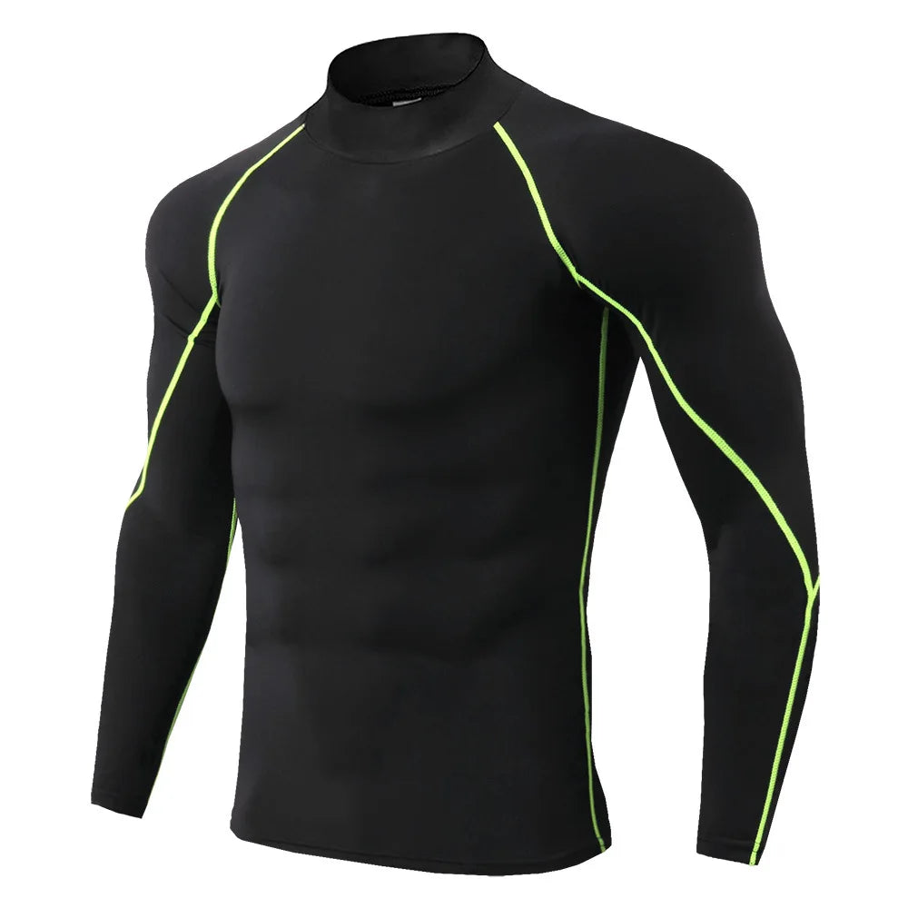 Men Quick Dry Compression Gym Rash Guard T Shirt Pro
