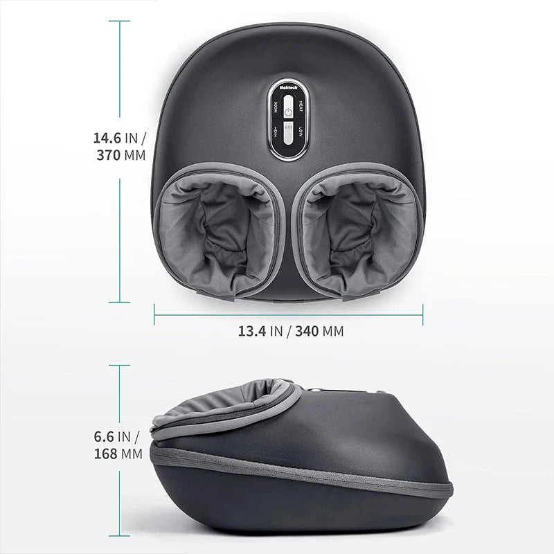 Nekteck Foot Massager With Heat Therapy Air Compression