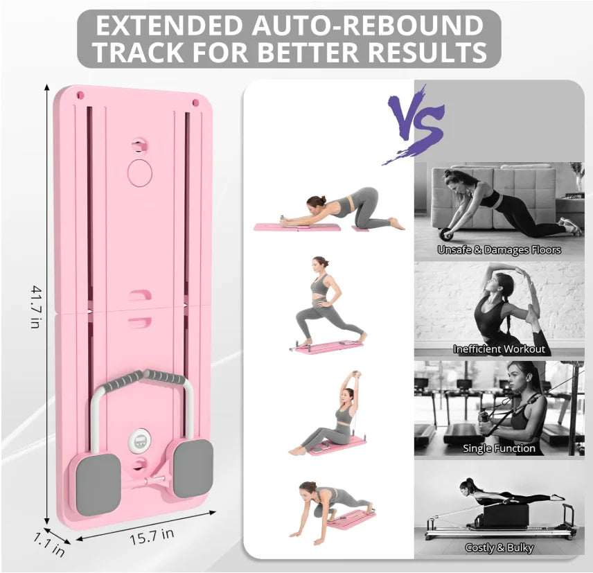Adjustable Pilates Board Home Workout Ab And Push Ups