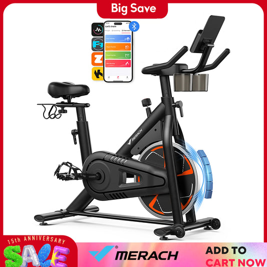 MERACH S36 Magnetic Indoor Cycling Bike With App Control