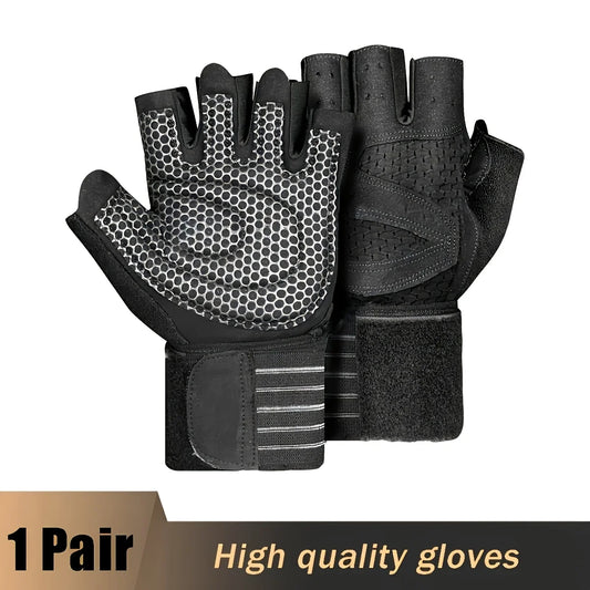 Hign-concerned Chemical Fitness Weight Lifting Gloves With Wrist Support