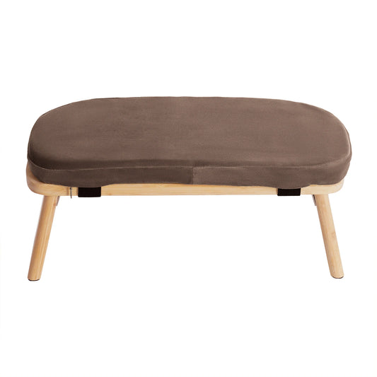 Folded Modern Meditation Bench Foldable Ergonomic Stool With Carrying Bag