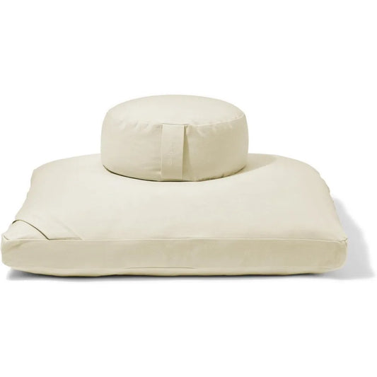 Renew Organic Meditation Cushion Set Zafu Zabuton Wool Fill