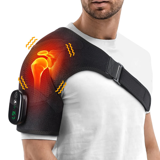 Hailicare Electric Heating Shoulder Massage Brace Belt