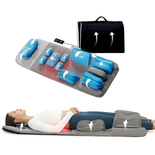 HOMEMASSA Full Body Massage Mat With Heat And Stretching